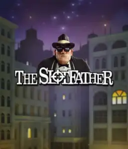 Immerse yourself in the nefarious realm of The Slotfather slot by Betsoft, featuring a commanding mafia boss posed against a mysterious cityscape. This image evokes the intense ambience of the organized crime, with the boss dressed in a sharp black suit and fedora. Perfect for players who enjoy mafia stories, providing a captivating adventure. 